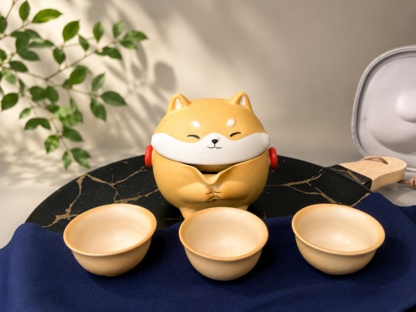 6-2｜柴犬茶具組｜Shiba Inu Tea Set