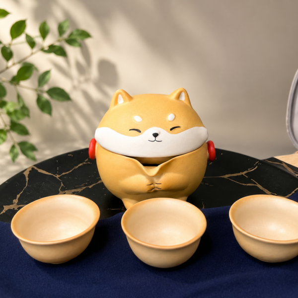 6-2｜柴犬茶具組｜Shiba Inu Tea Set