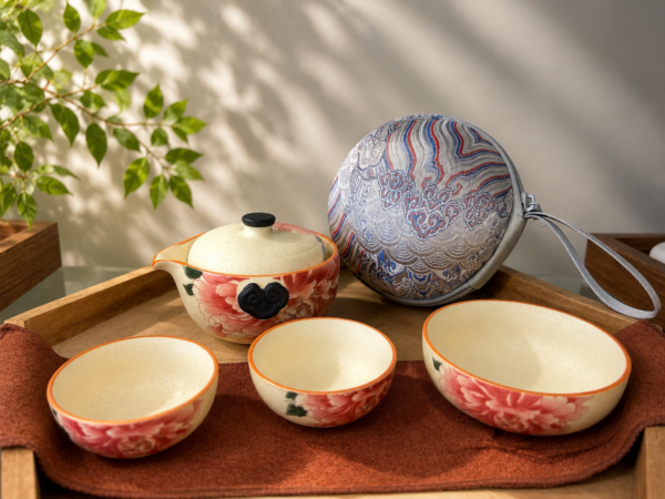 6-1｜牡丹花茶具組｜Peony Tea Set